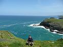 P1000869-Vue depuis chateau Arthur - Tintagel